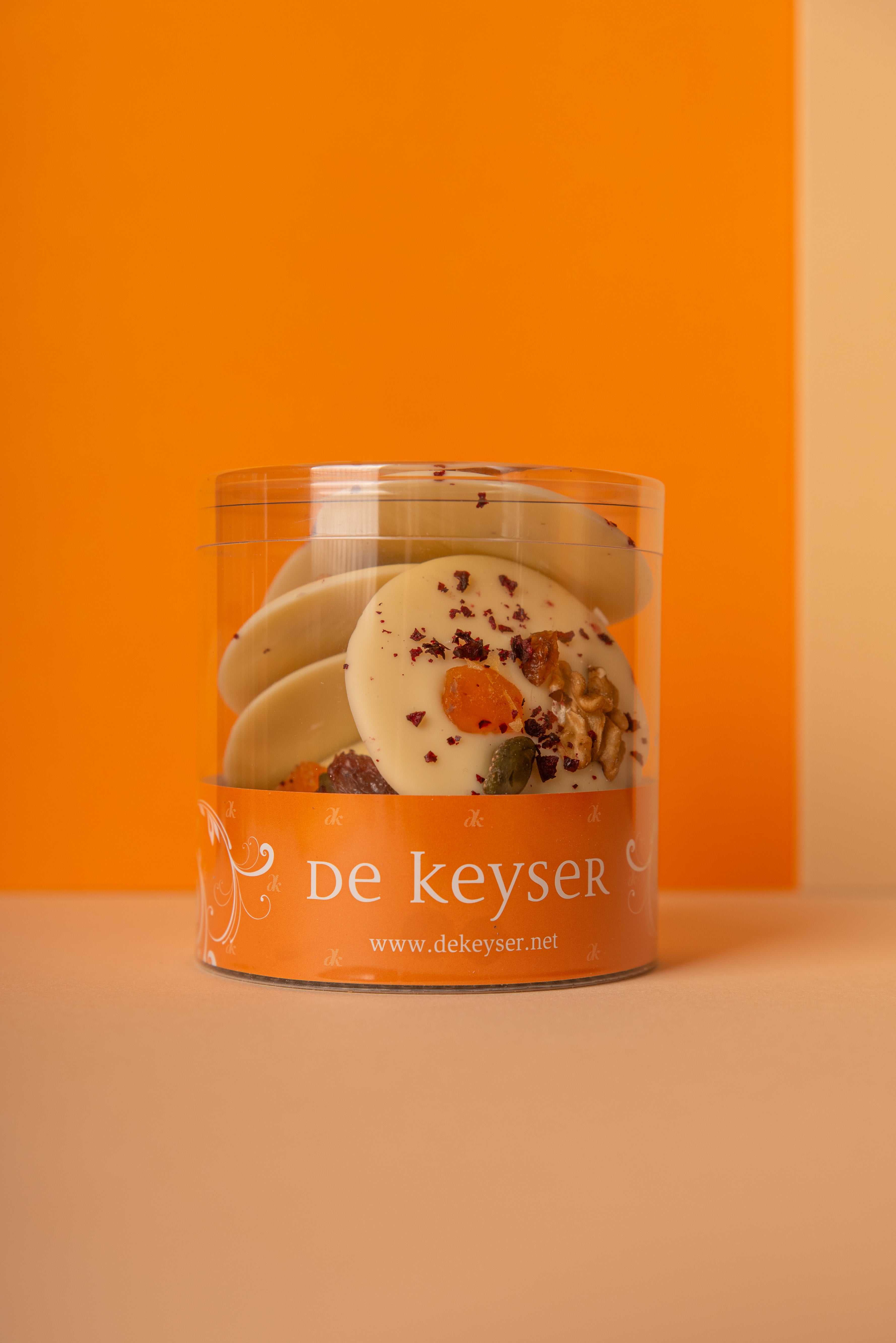 Studentenhaver van witte chocolade