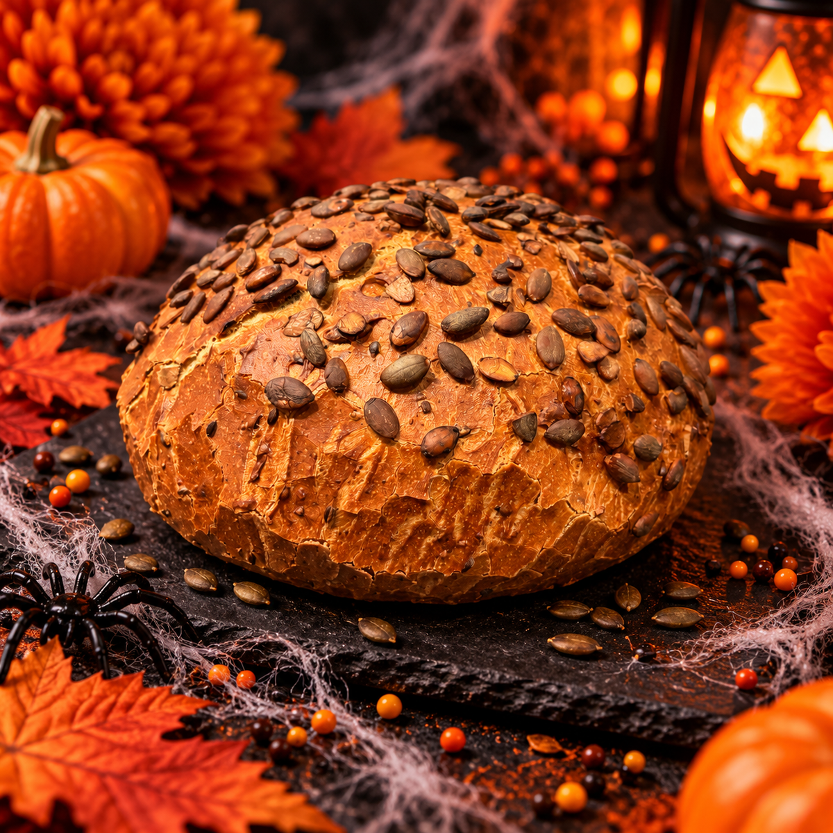 Pompoenpittenbrood