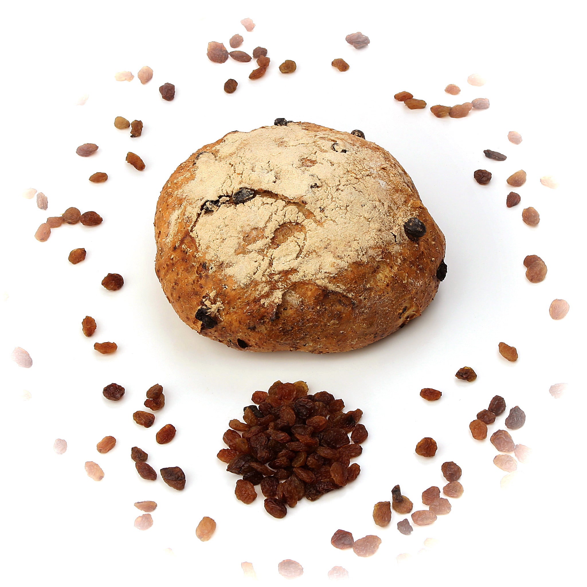 Grof rozijnenbrood