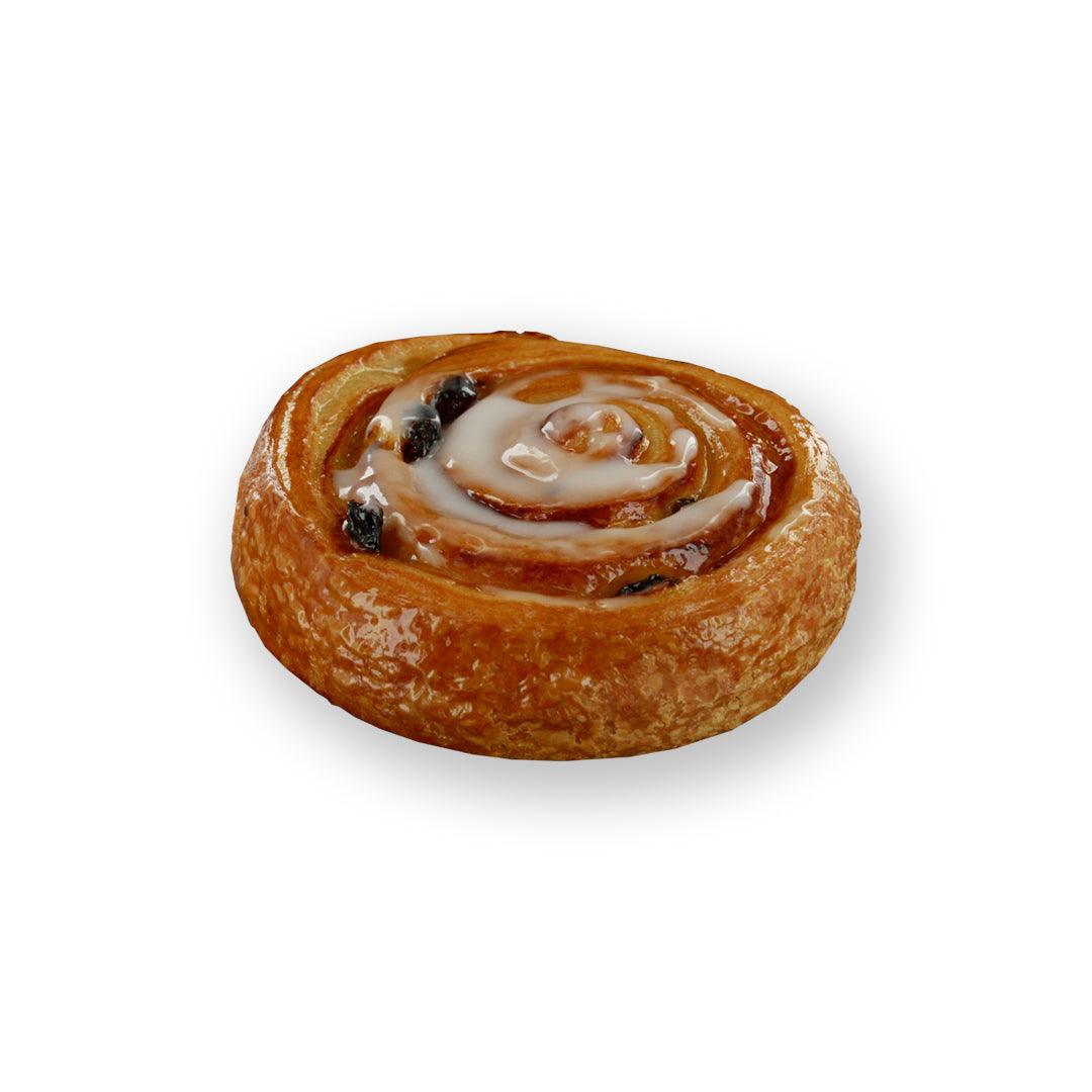 Ronde rozijnenkoek