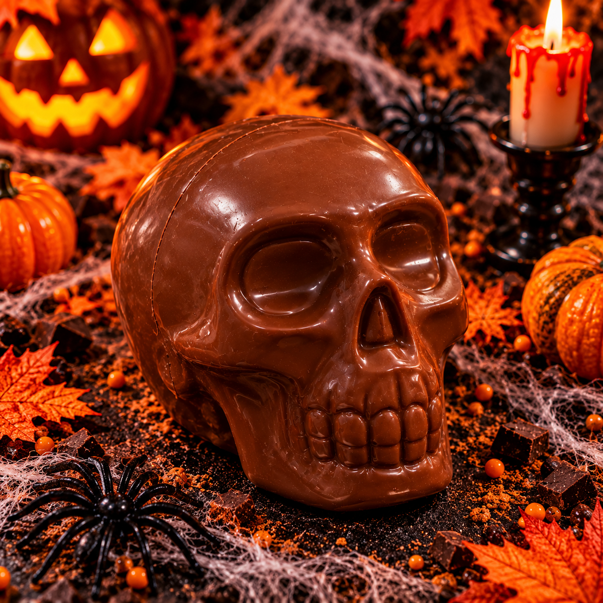 Chocolade Skulls groot