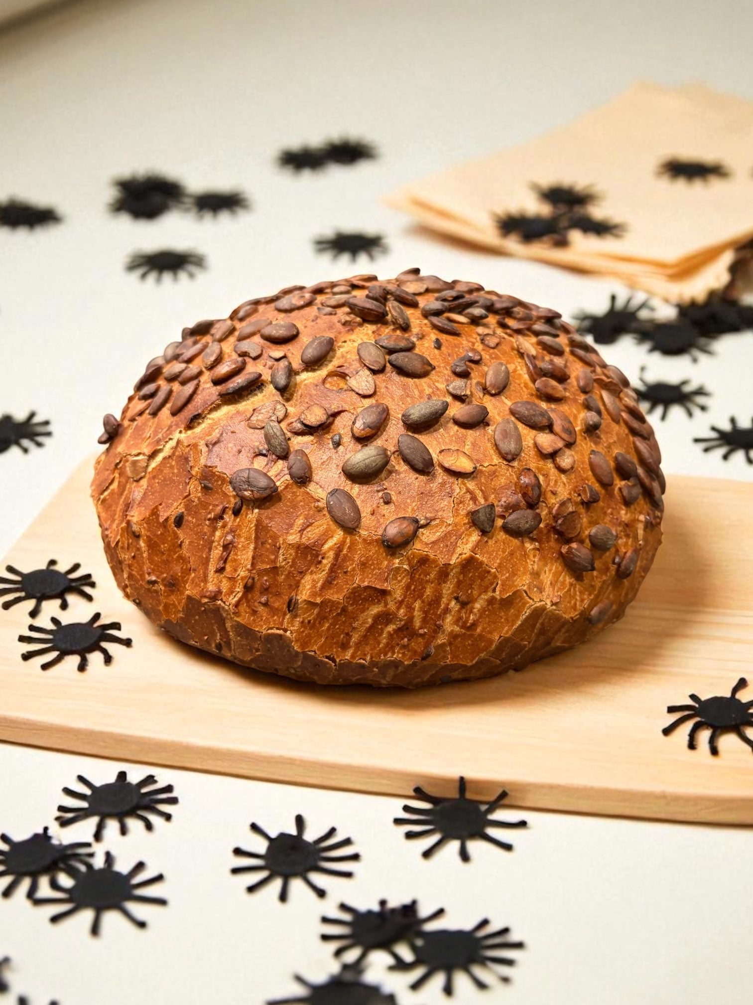 Pompoenpittenbrood
